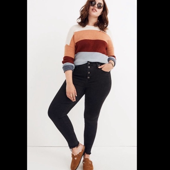 Madewell Denim - Madewell 10" High Rise Skinny Jeans, Black NWT 🖤